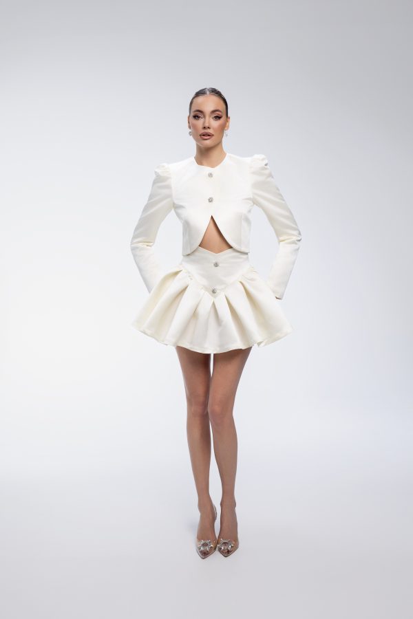 SNOWFLAKE SKIRT VANILLA