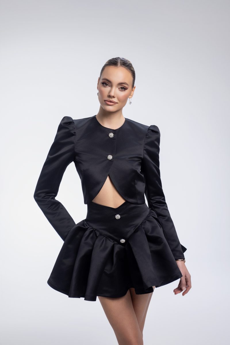 SNOWFLAKE BOLERO BLACK