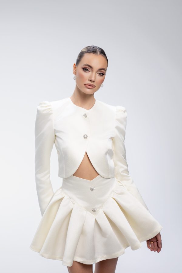 SNOWFLAKE BOLERO VANILLA