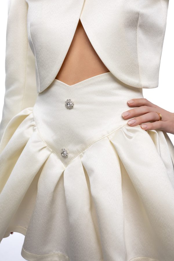 SNOWFLAKE SKIRT VANILLA