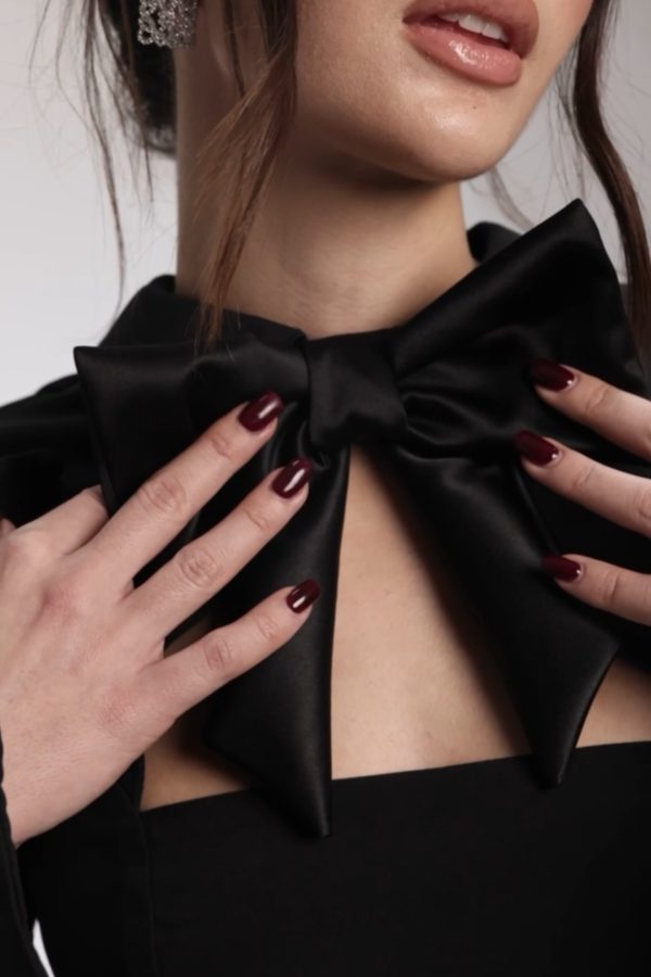 SCORPIO DRESS BOW BLACK