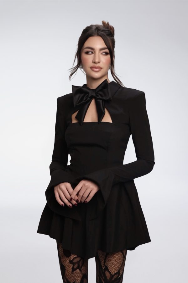 SCORPIO DRESS BOW BLACK